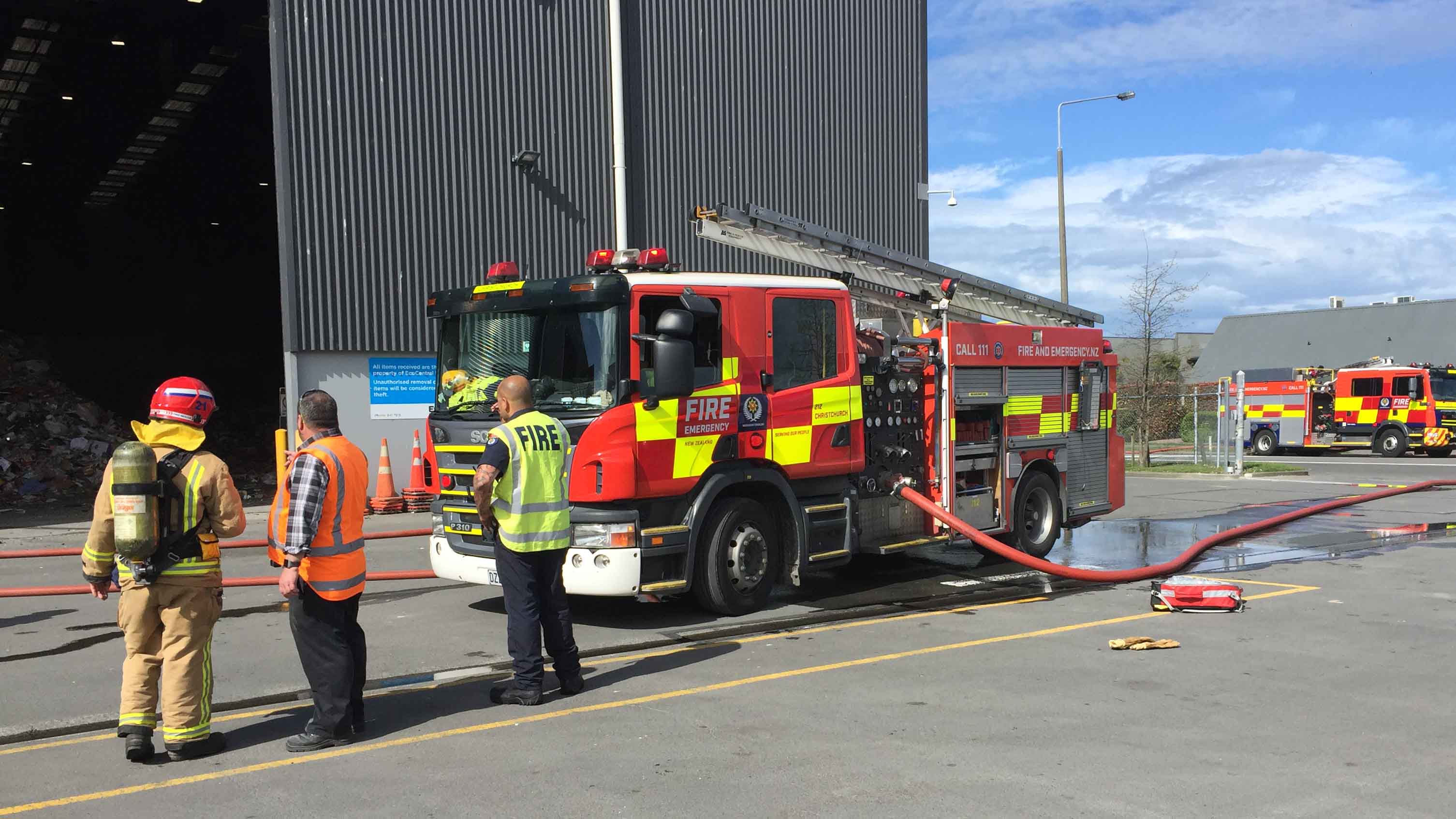 169 eco sort plant fire