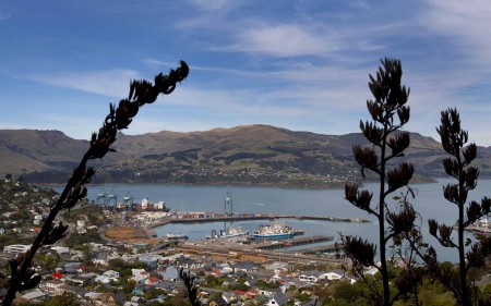 Work is under way in Lyttelton on the wastewater pipelines project. 