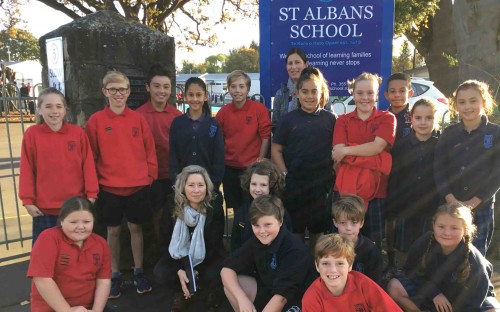 Members of St Albans School's Student Council 