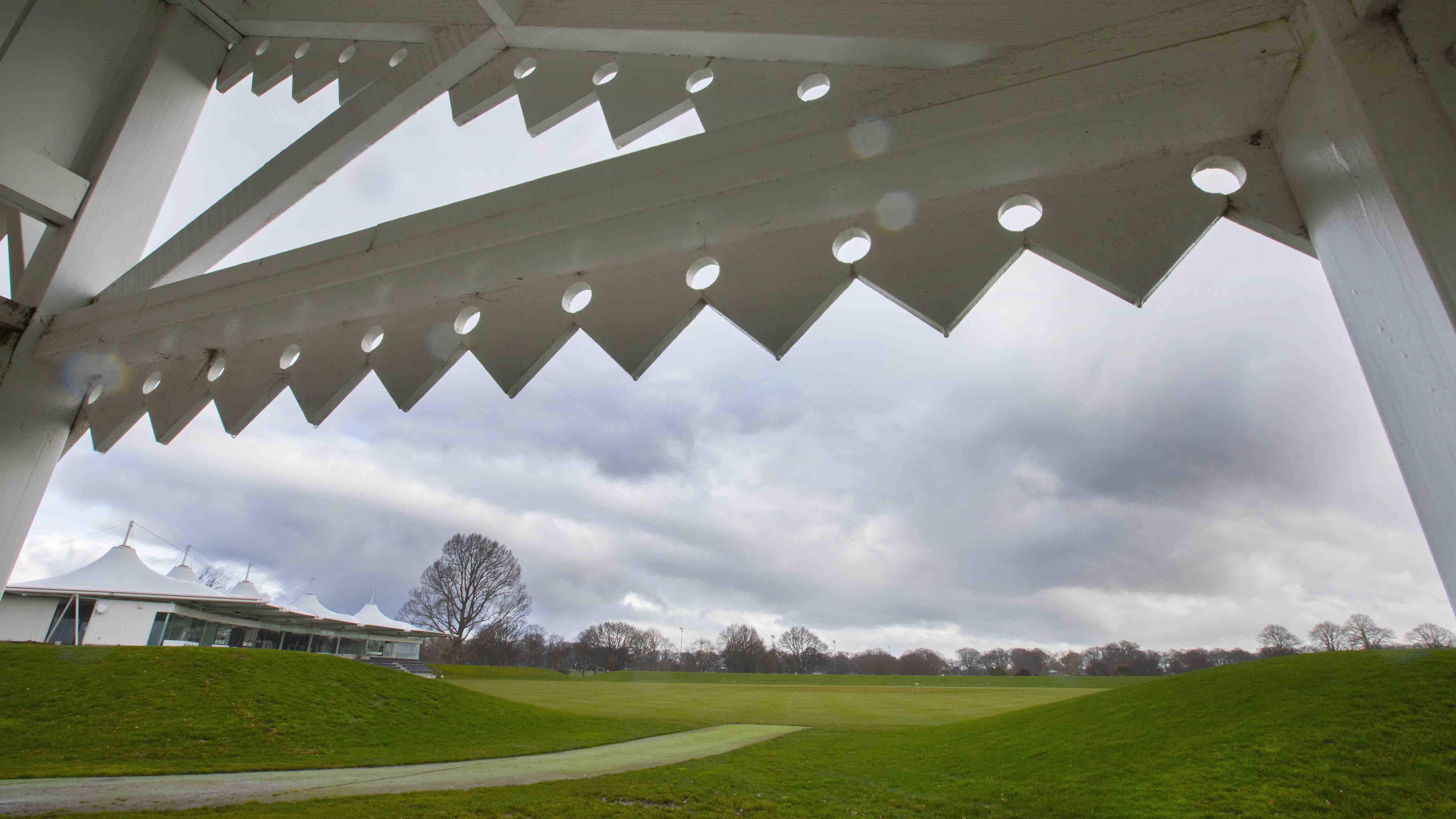 169 Hagley Oval embankments