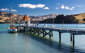 The Akaroa jetty.