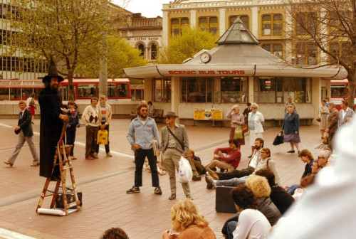 The former police kiosk has been a feature in the Square since the 1970s.