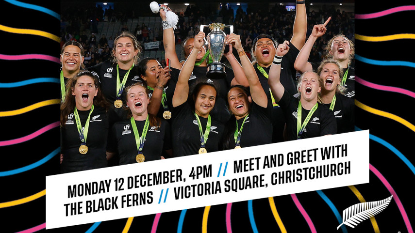 Celebrate Black Ferns at free event in Ōtautahi Christchurch